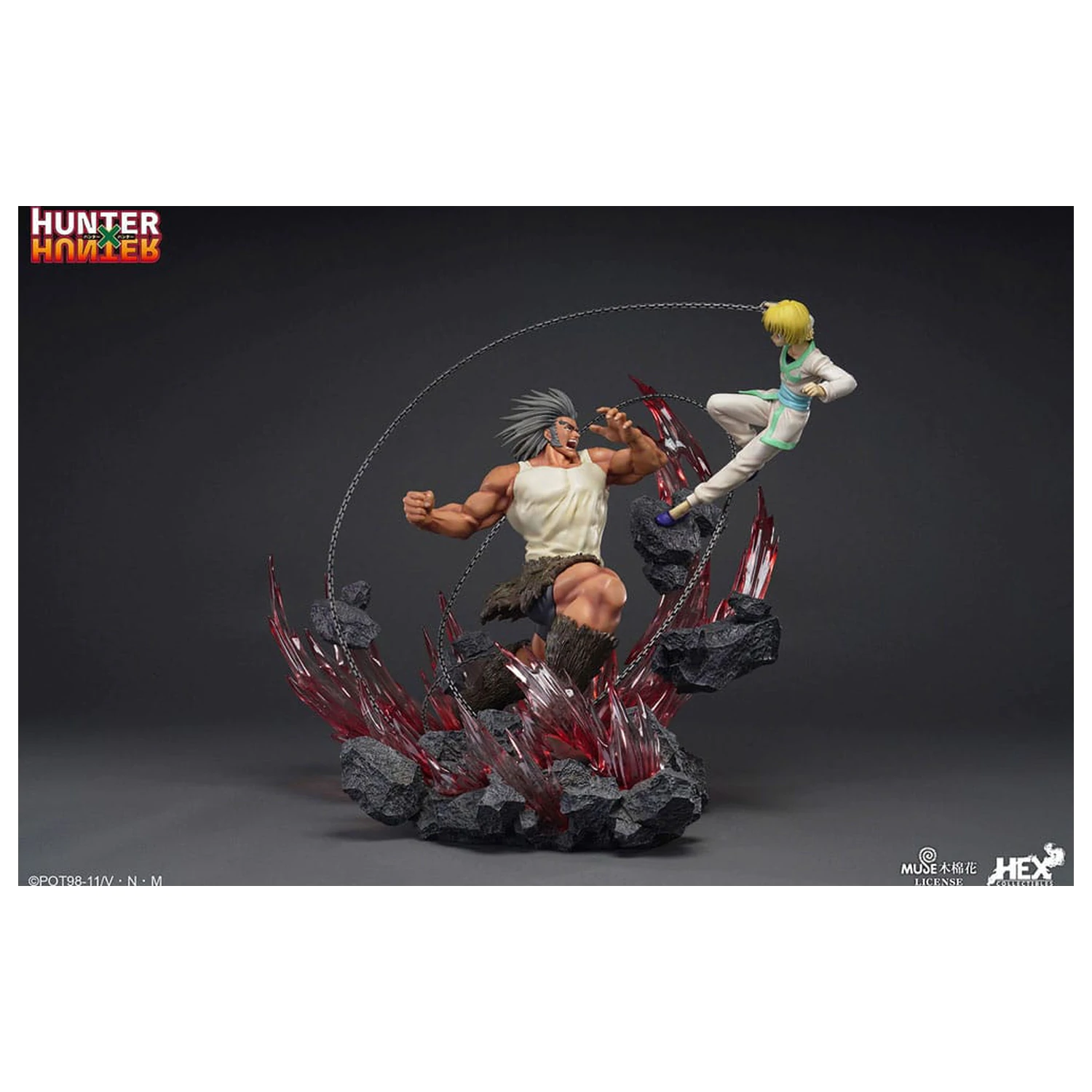 Hunter x Hunter Elite Dynamic 1/6 Kurapika Vs Uvogin szobor figura 61 cm termékfotó