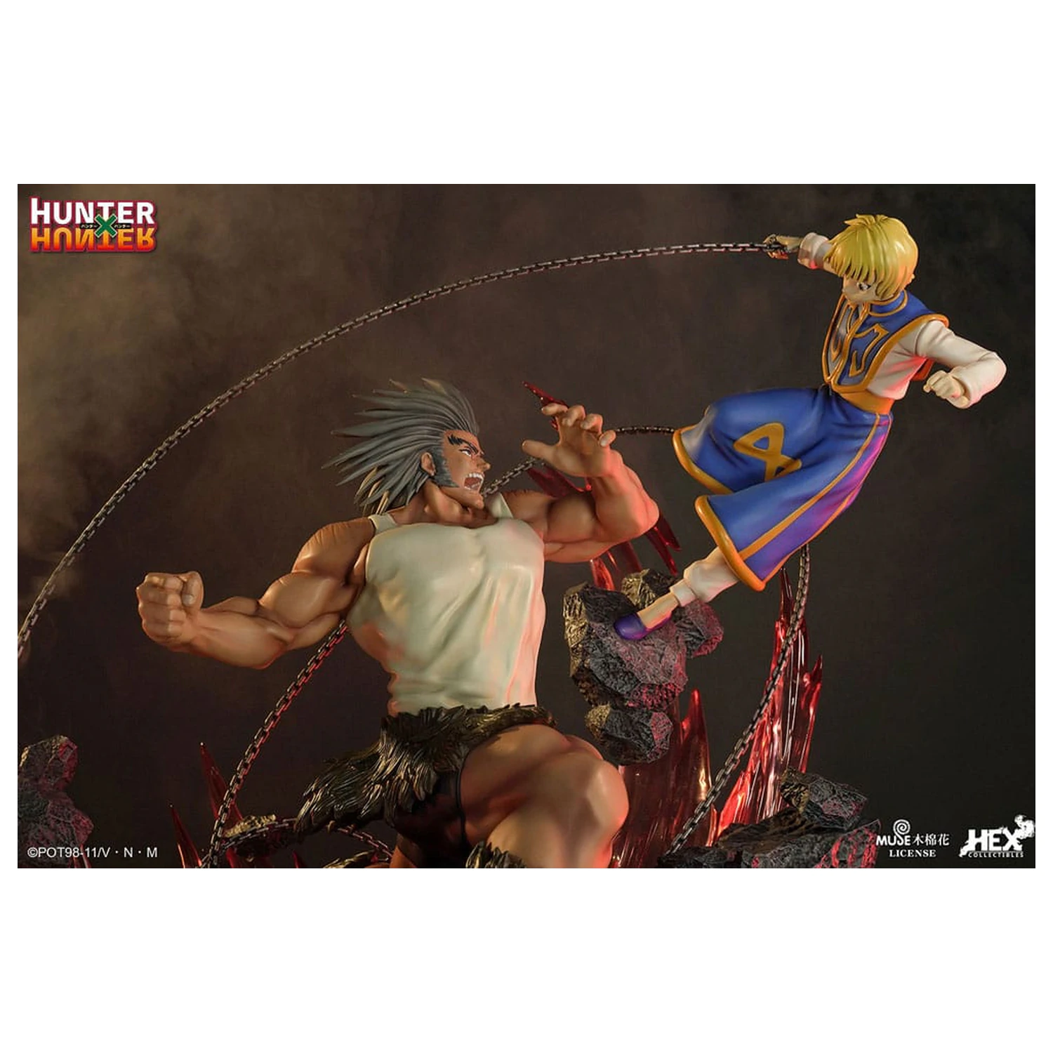 Hunter x Hunter Elite Dynamic 1/6 Kurapika Vs Uvogin szobor figura 61 cm termékfotó