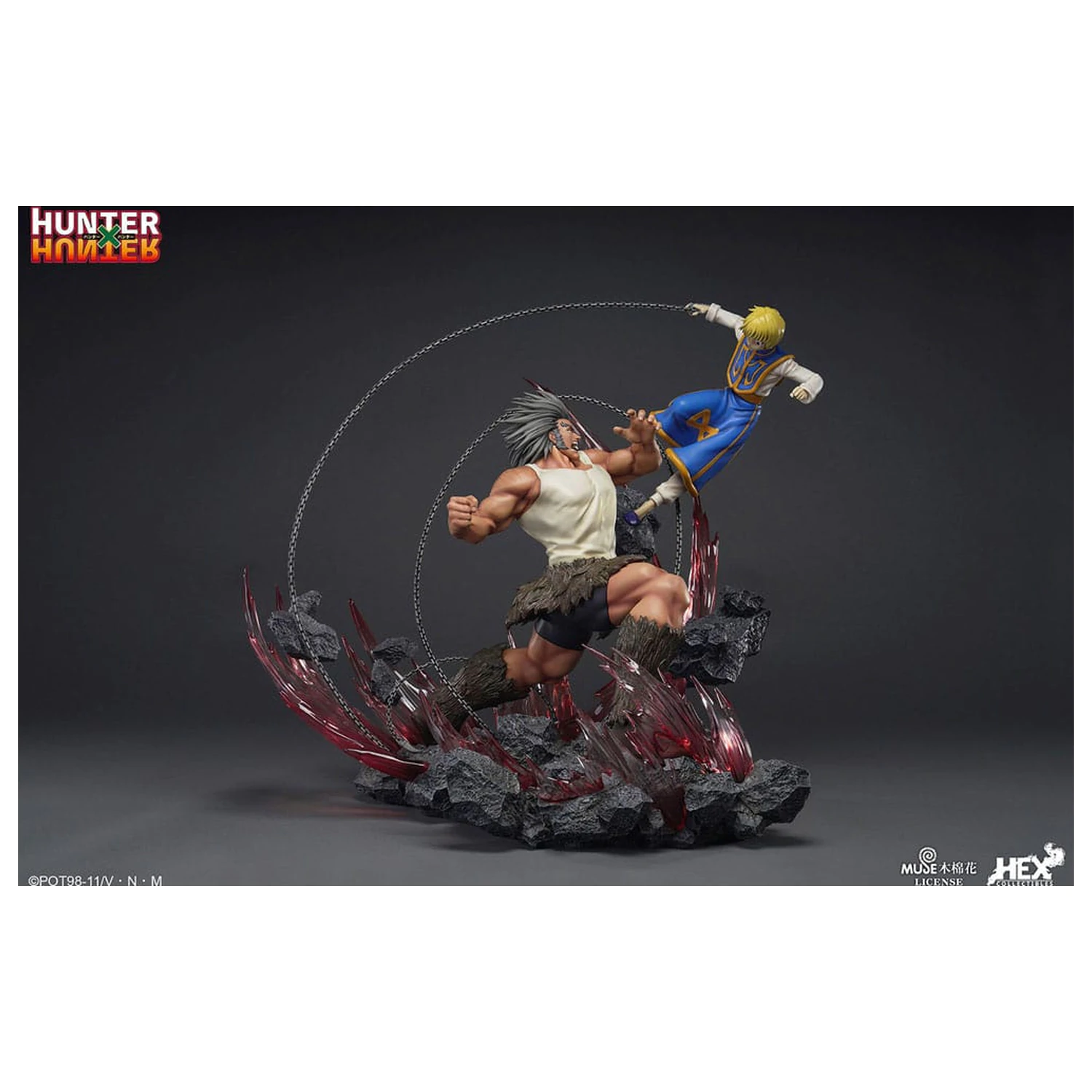 Hunter x Hunter Elite Dynamic 1/6 Kurapika Vs Uvogin szobor figura 61 cm termékfotó