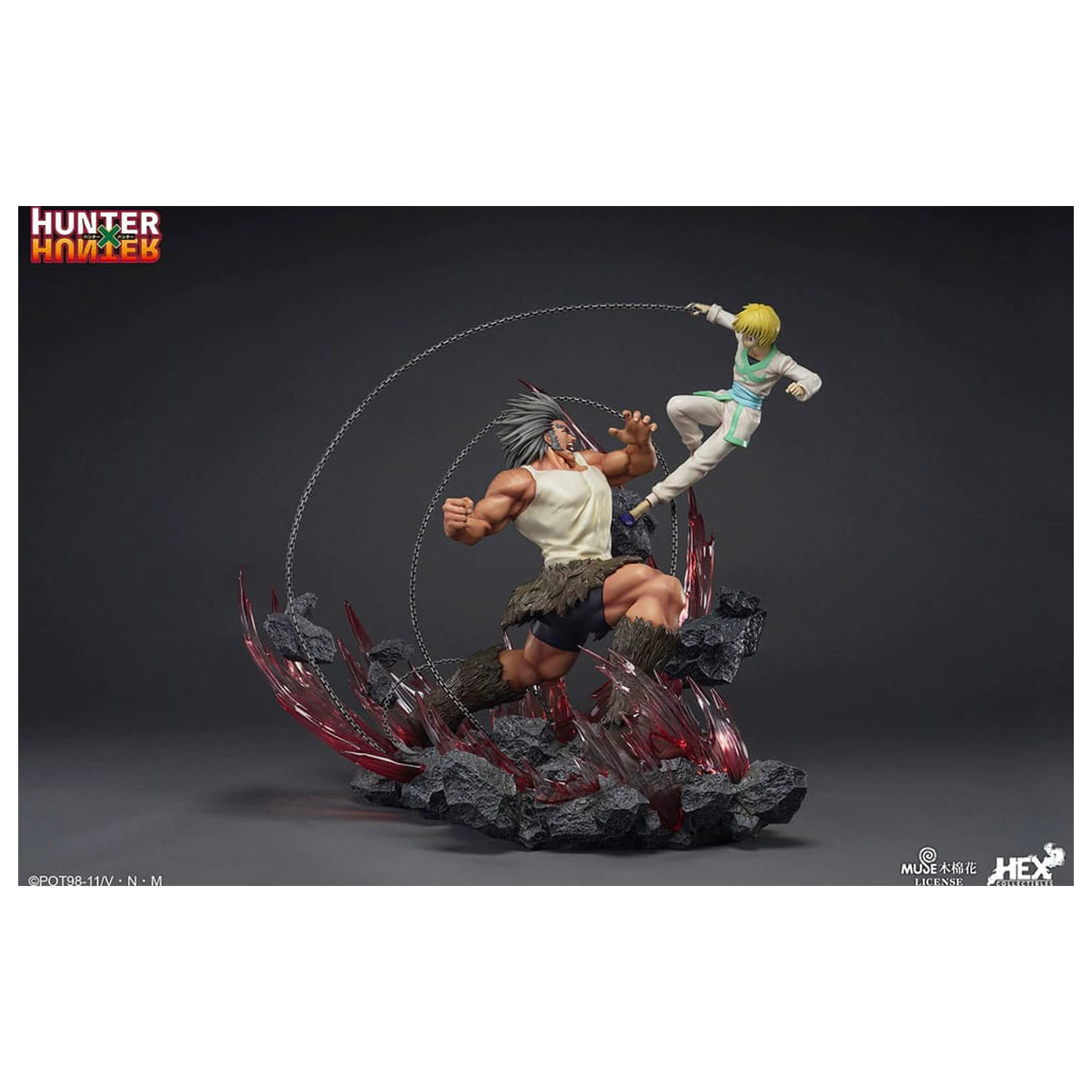 Hunter x Hunter Elite Dynamic 1/6 Kurapika Vs Uvogin szobor figura 61 cm termékfotó