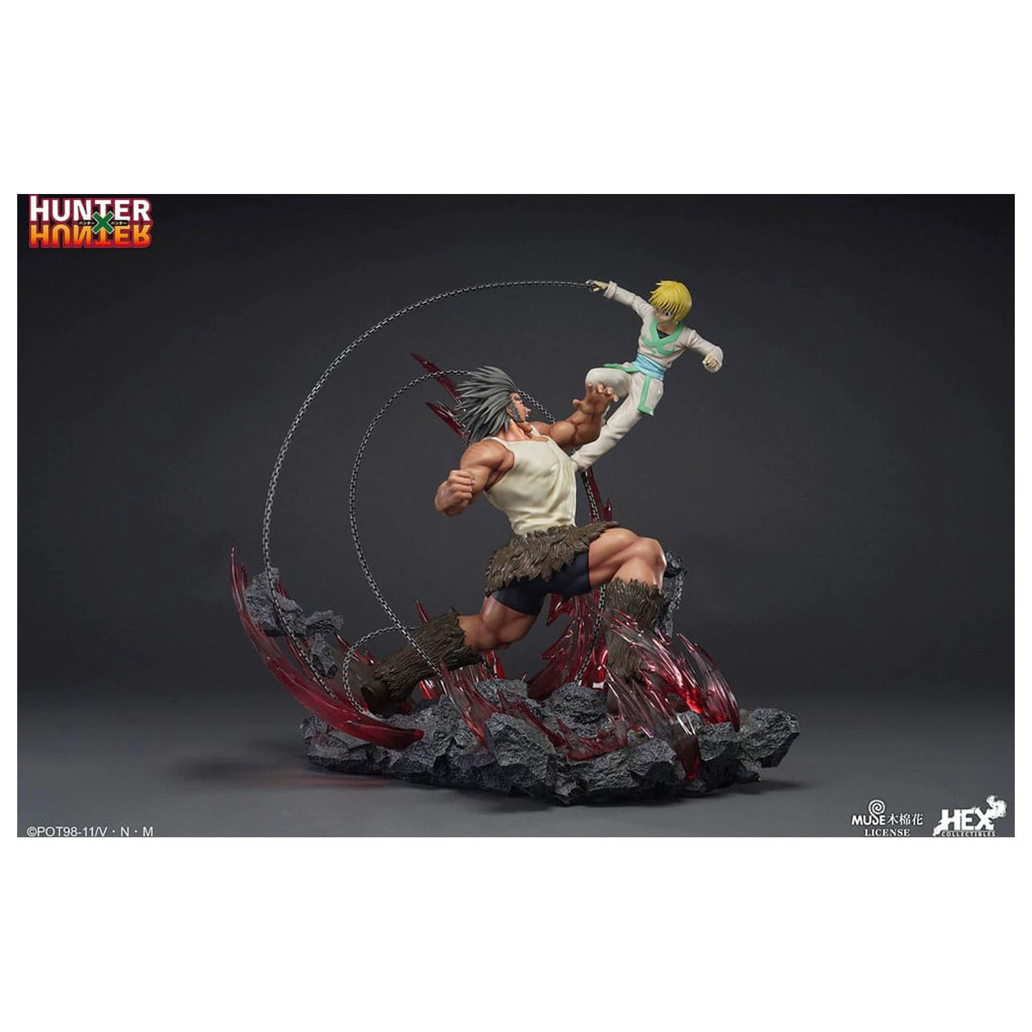 Hunter x Hunter Elite Dynamic 1/6 Kurapika Vs Uvogin szobor figura 61 cm termékfotó