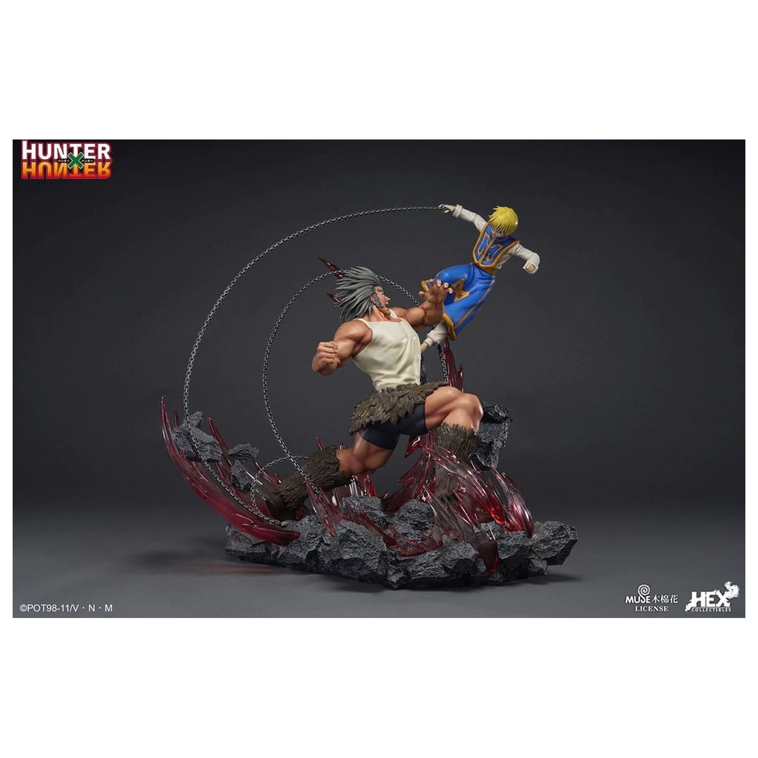 Hunter x Hunter Elite Dynamic 1/6 Kurapika Vs Uvogin szobor figura 61 cm termékfotó