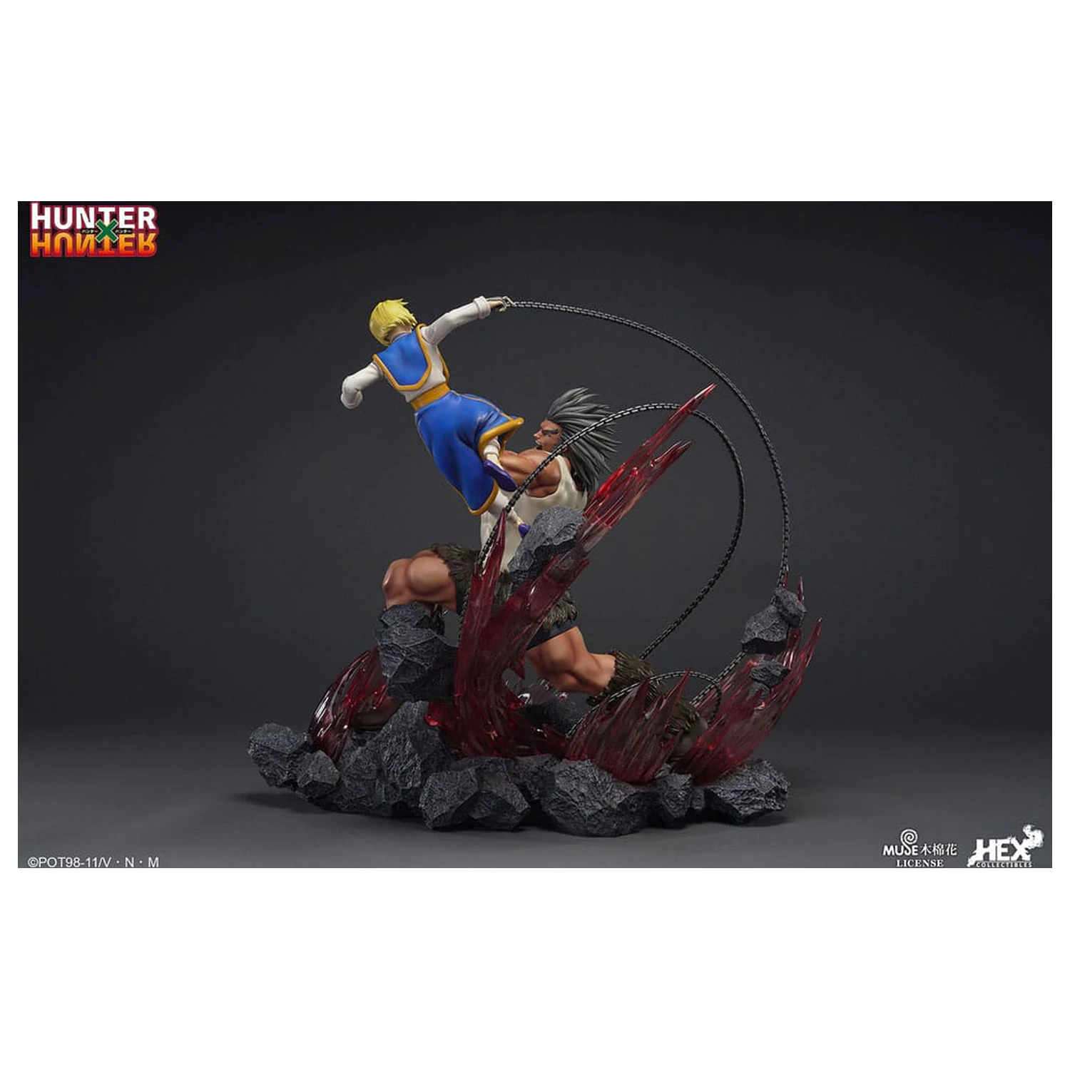 Hunter x Hunter Elite Dynamic 1/6 Kurapika Vs Uvogin szobor figura 61 cm termékfotó