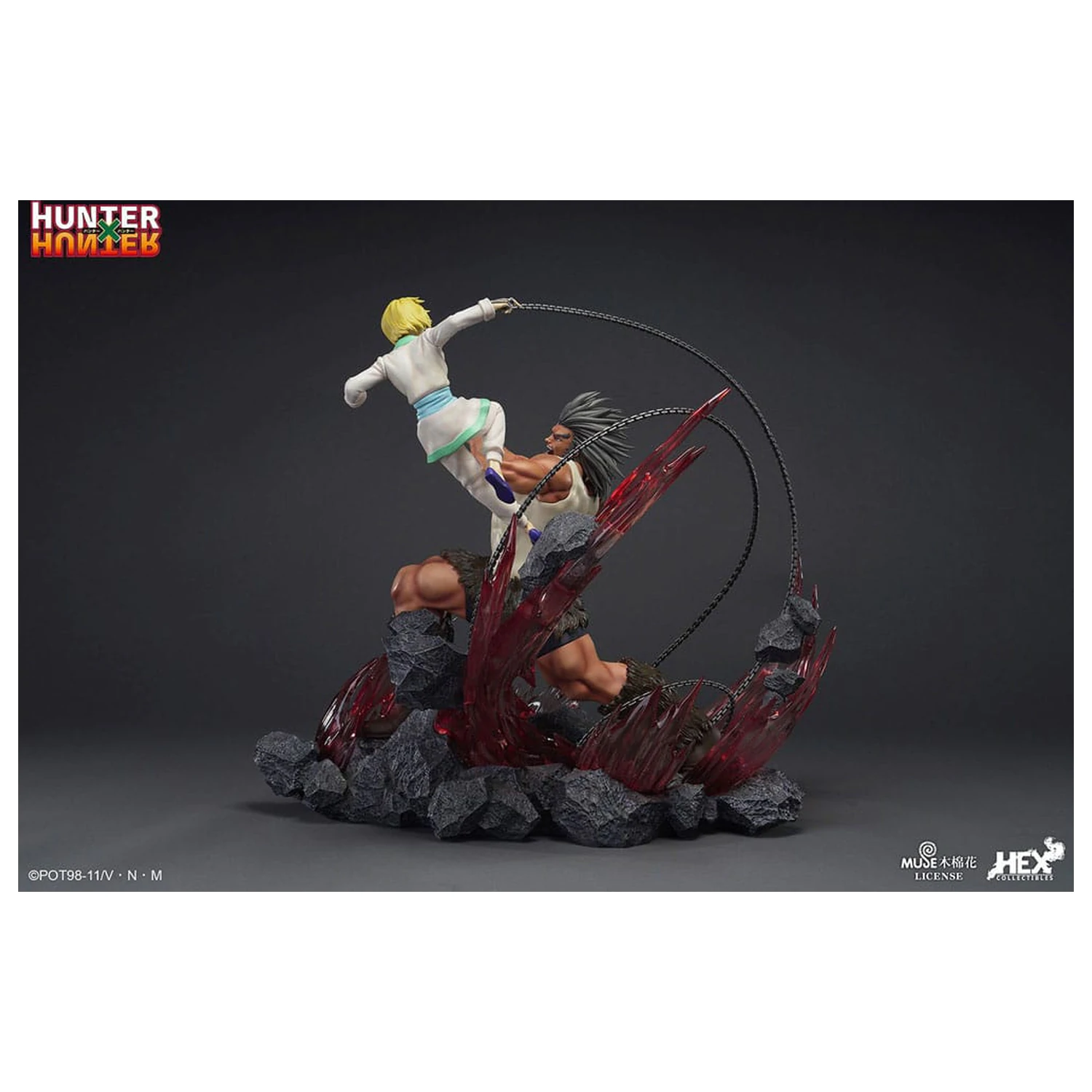 Hunter x Hunter Elite Dynamic 1/6 Kurapika Vs Uvogin szobor figura 61 cm termékfotó