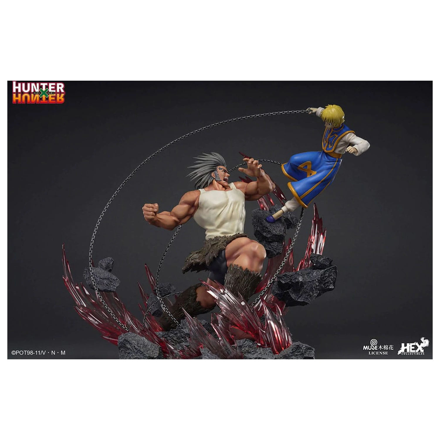 Hunter x Hunter Elite Dynamic 1/6 Kurapika Vs Uvogin szobor figura 61 cm termékfotó
