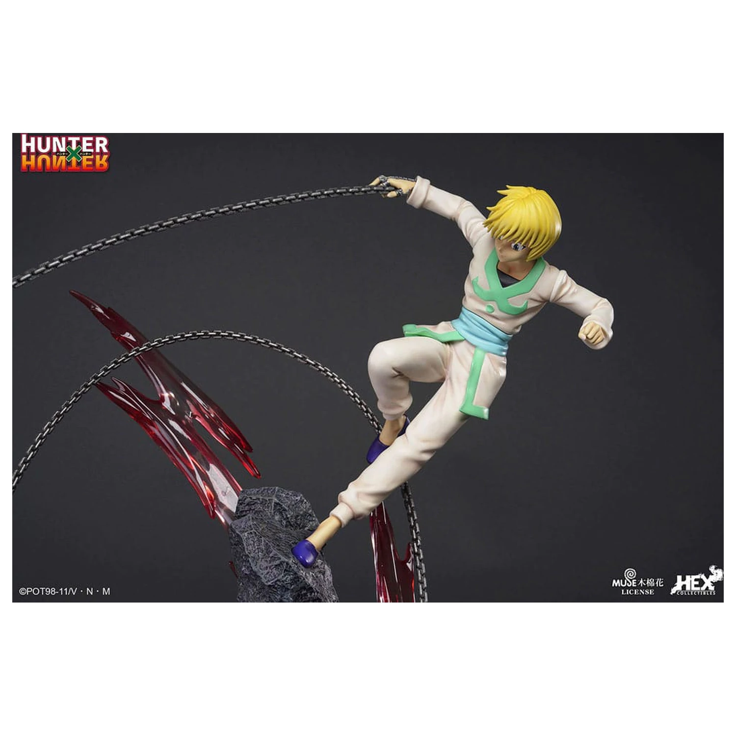 Hunter x Hunter Elite Dynamic 1/6 Kurapika Vs Uvogin szobor figura 61 cm termékfotó