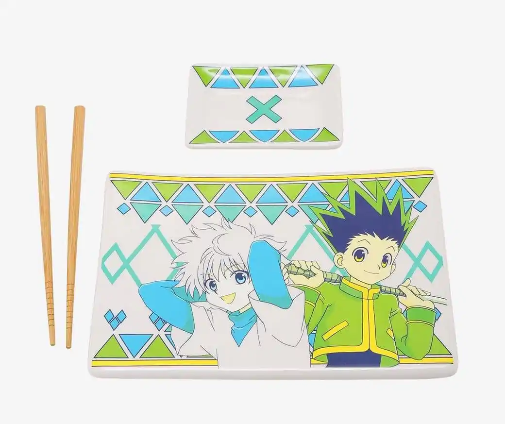 Hunter x Hunter Gon & Killua kerámia Sushi csomag és evőpálcika termékfotó