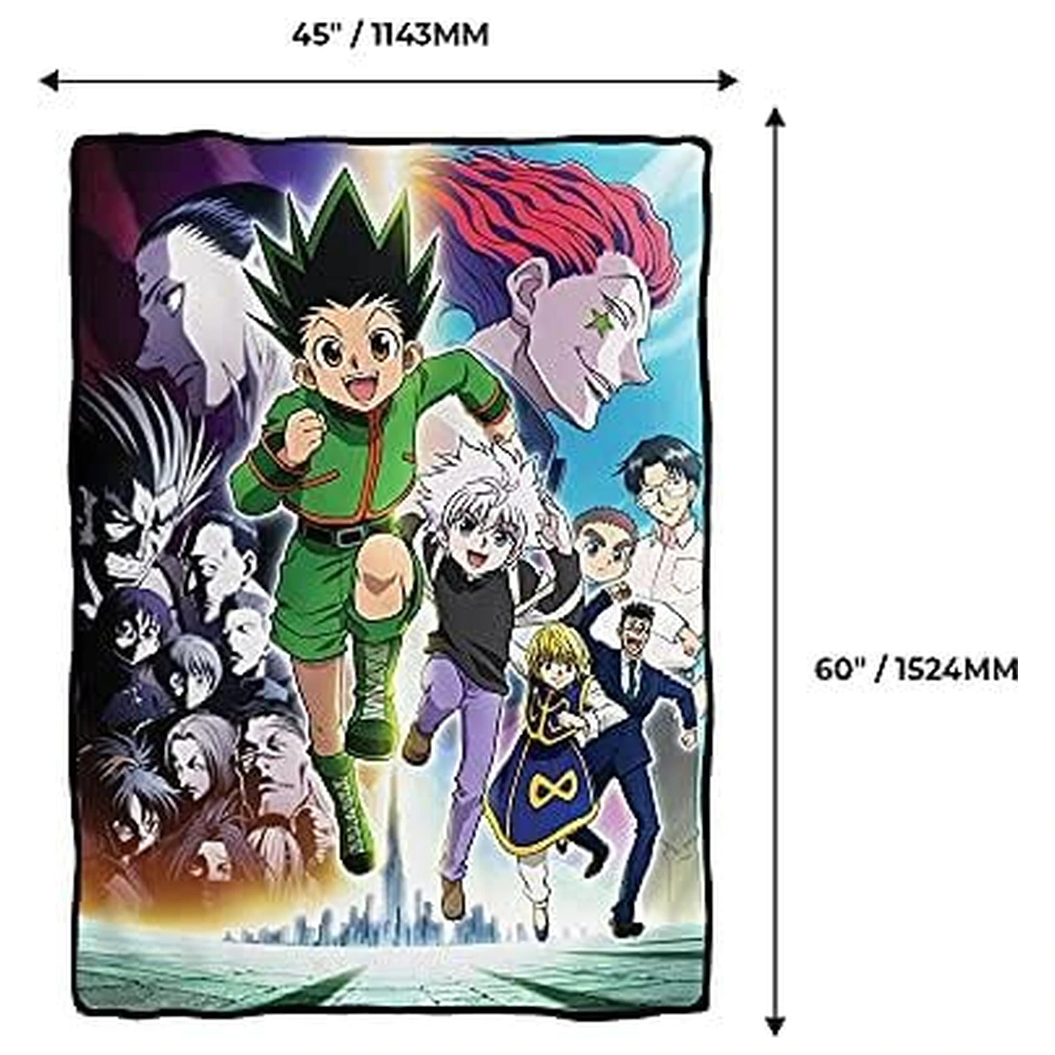 Hunter x Hunter Group takaró 114x152cm termékfotó