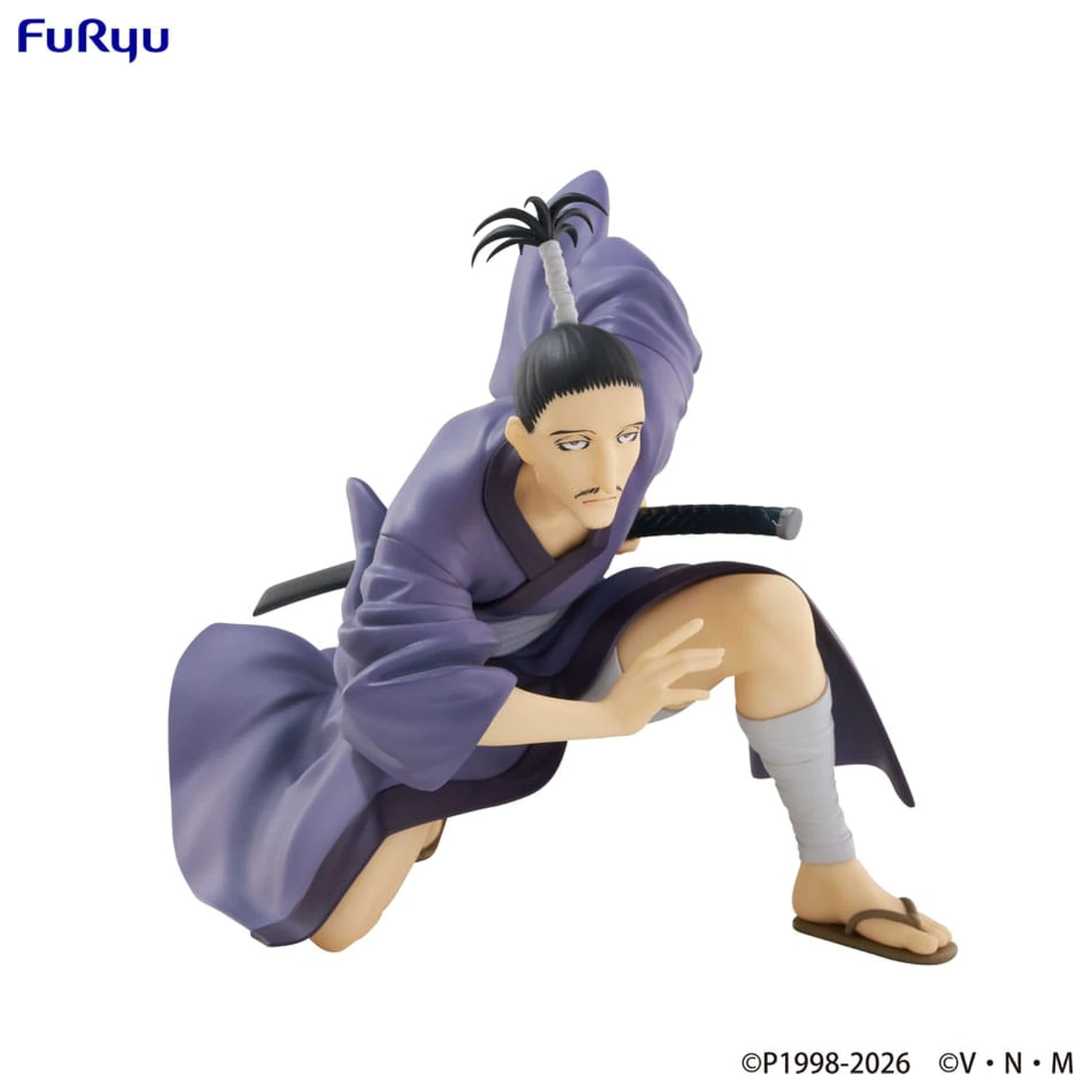 Hunter x Hunter Noodle Stopper Nobunaga PVC szobor figura 11 cm  termékfotó