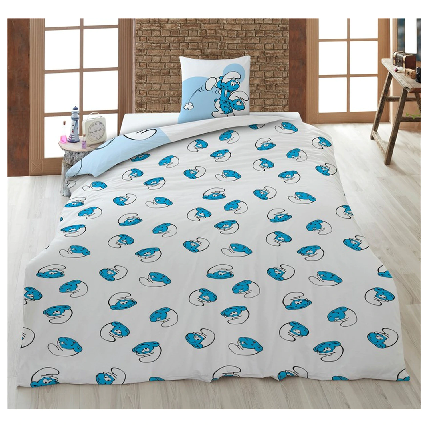 Hupikék törpikék Fun ágyneműhuzat  termékfotó