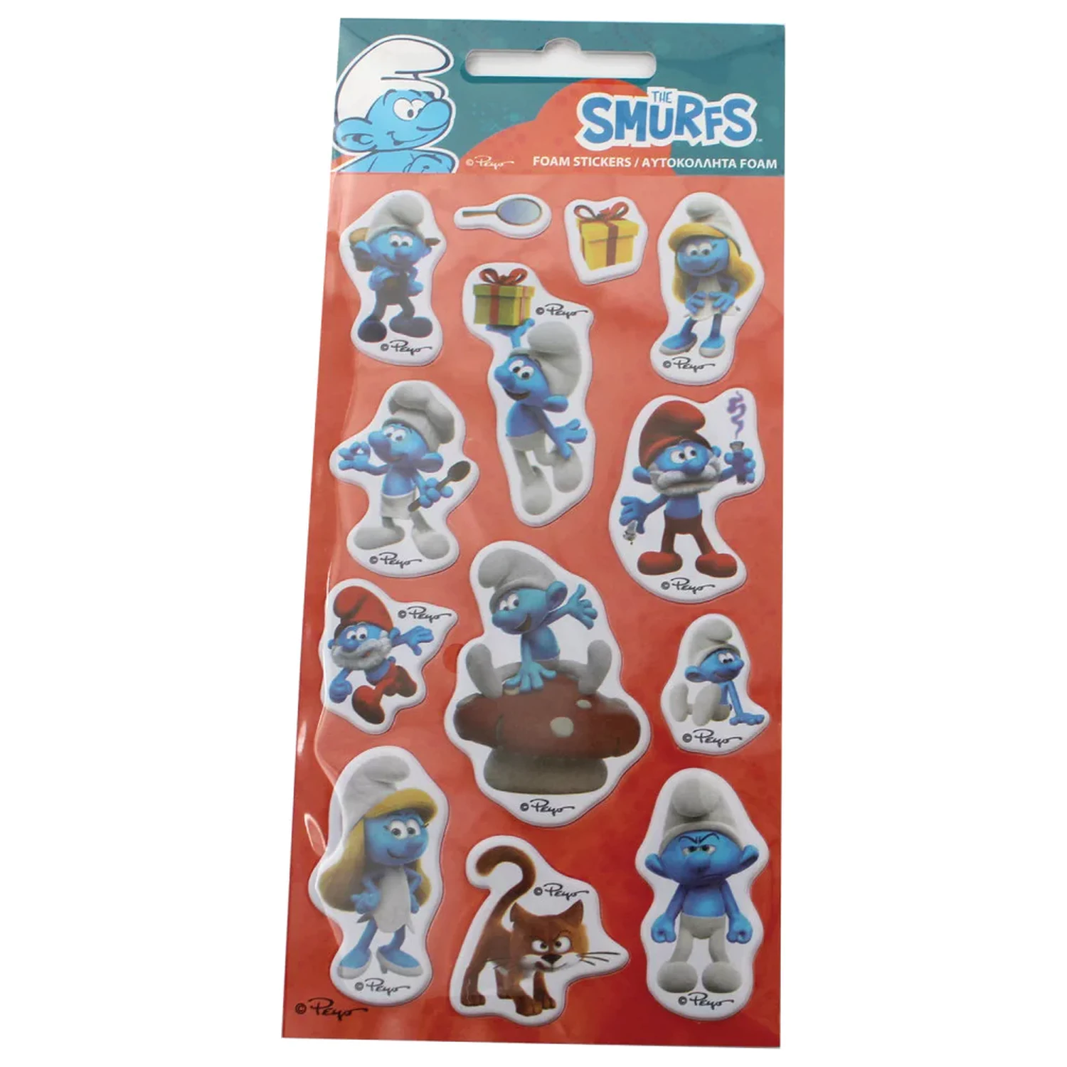 Hupikék törpikék Gift pufi szivacs matrica szett termékfotó