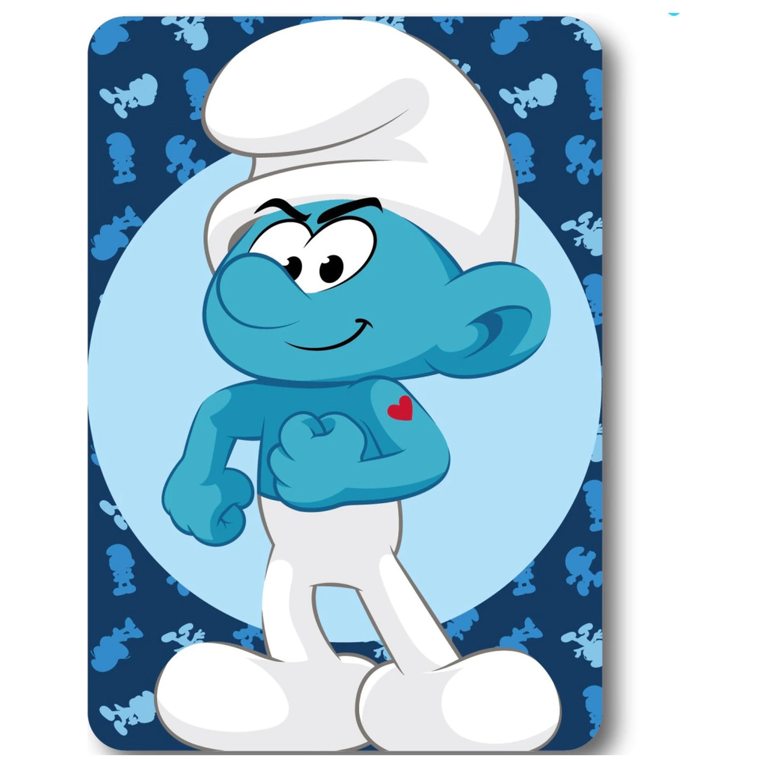 Hupikék Törpikék Hefty Smurf polár takaró 100x140cm termékfotó