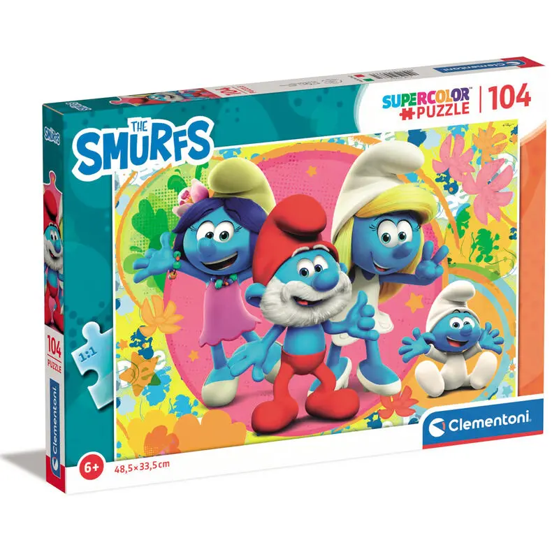 Hupikék törpikék puzzle 104db-os termékfotó