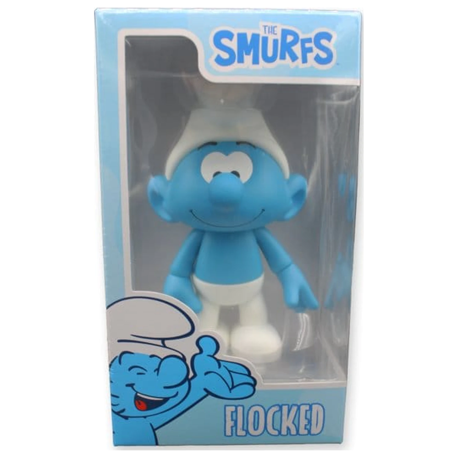 The Smurfs Vinyl figura Smurf White and Blue - Flocked 19 cm termékfotó