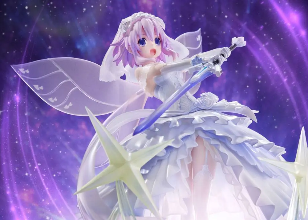 Hyperdimension Neptunia 1/7 Neptune Little Purple Ver. szobor figura 22 cm termékfotó