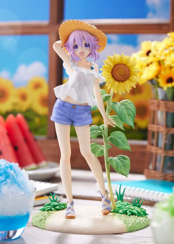 Hyperdimension Neptunia 1/7 Neptunia Summer Vacation Ver. Limitált kiadás PVC szobor figura 21 cm termékfotó