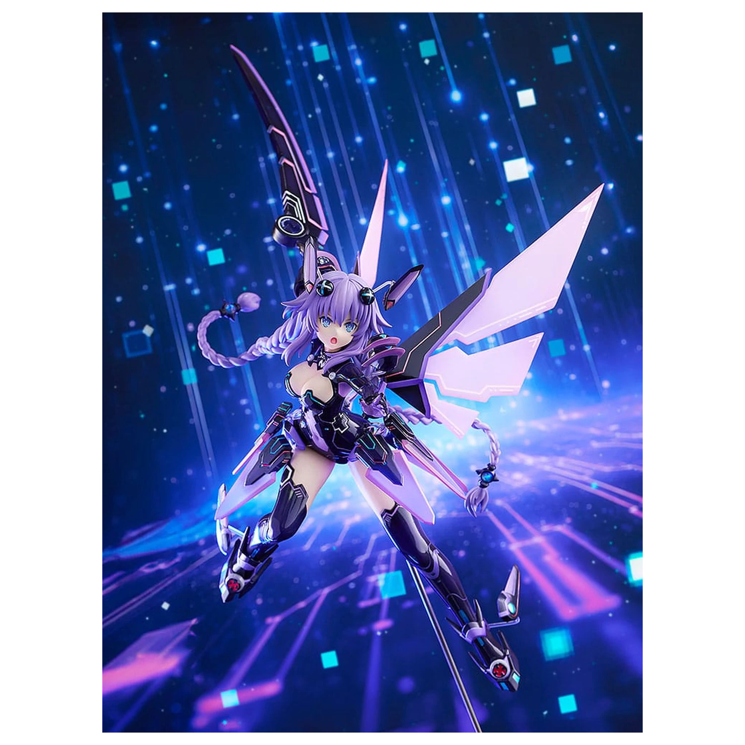 Hyperdimension Neptunia 1/7 Purple Heart PVC szobor figura 45 cm   termékfotó