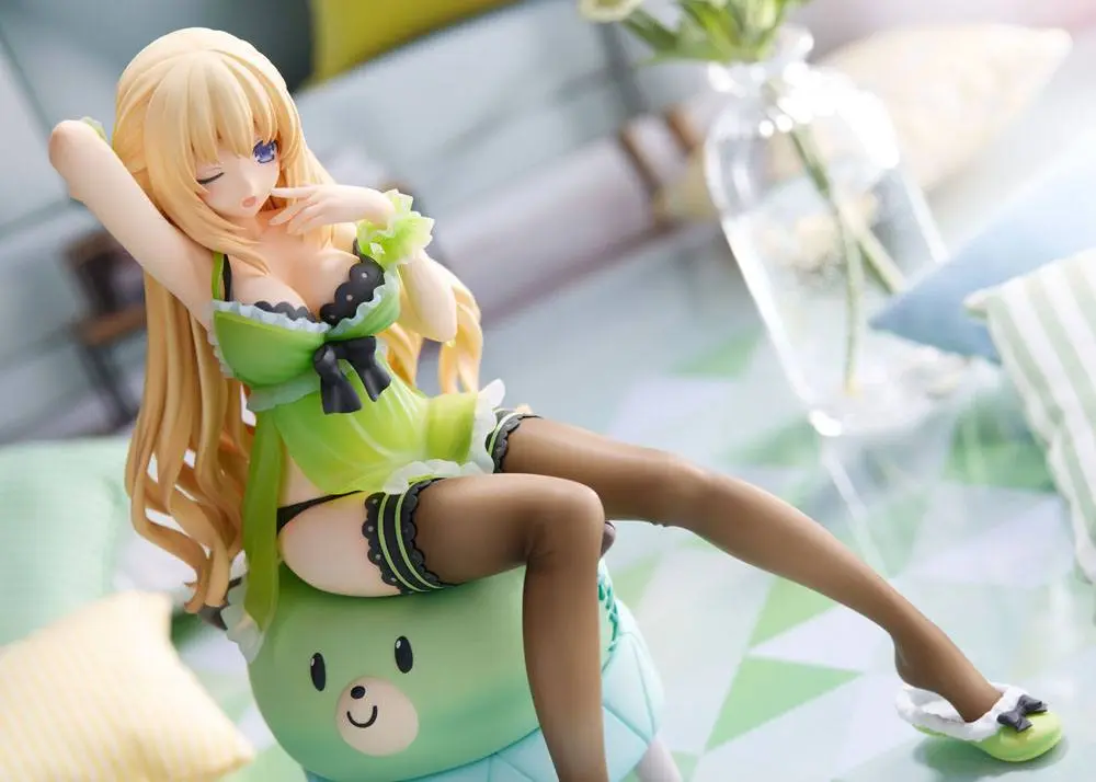 Hyperdimension Neptunia 1/8 Neptunia Vert Waking Up Ver. Limitált kiadás szobor figura 17 cm termékfotó