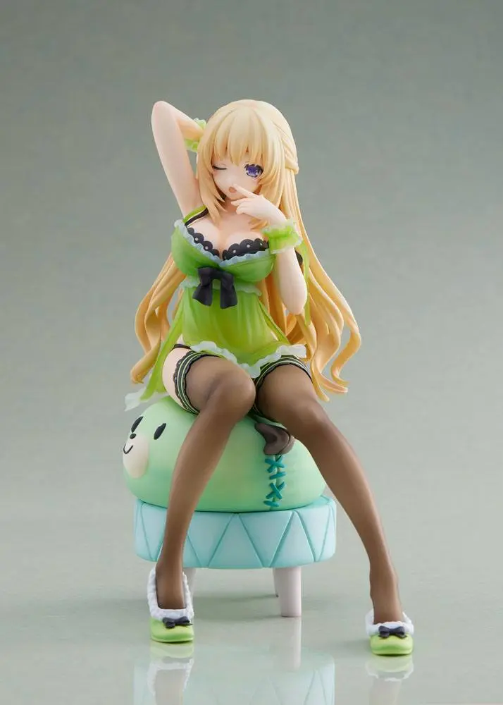 Hyperdimension Neptunia 1/8 Neptunia Vert Waking Up Ver. Limitált kiadás szobor figura 17 cm termékfotó