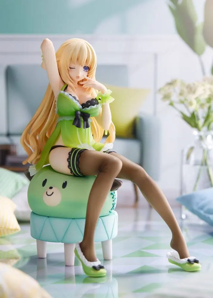 Hyperdimension Neptunia 1/8 Neptunia Vert Waking Up Ver. Limitált kiadás szobor figura 17 cm termékfotó