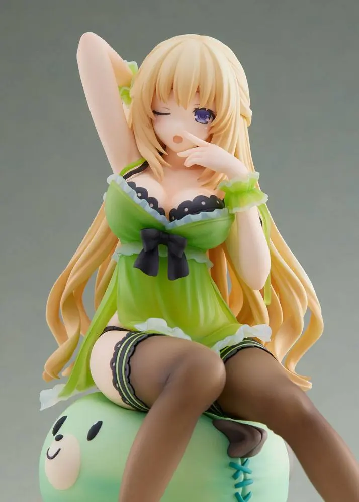 Hyperdimension Neptunia 1/8 Neptunia Vert Waking Up Ver. Limitált kiadás szobor figura 17 cm termékfotó