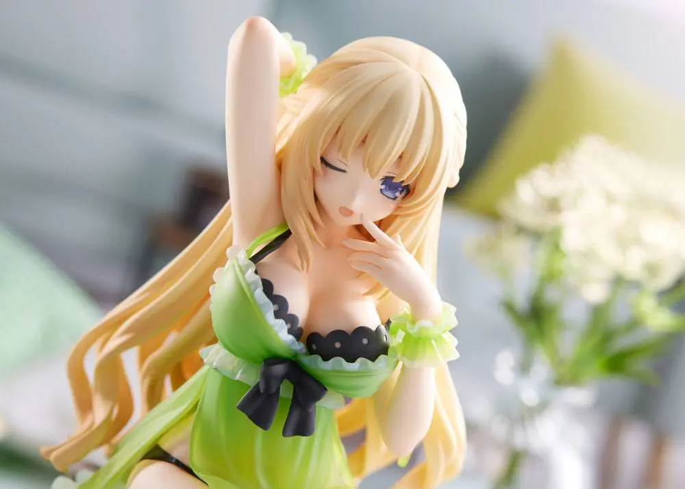 Hyperdimension Neptunia 1/8 Neptunia Vert Waking Up Ver. Limitált kiadás szobor figura 17 cm termékfotó