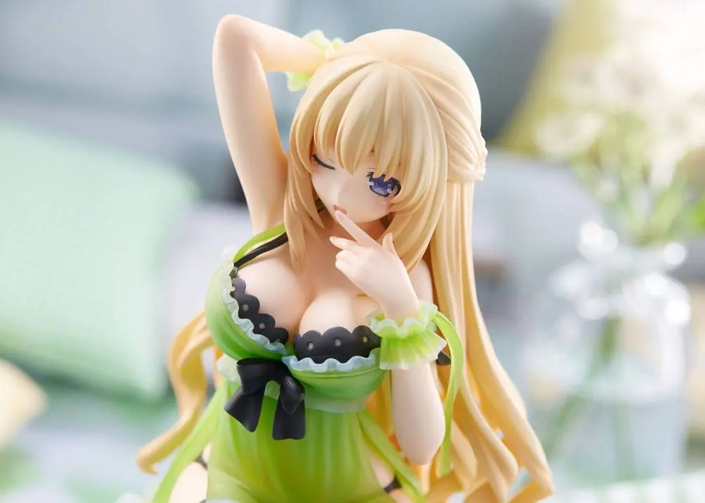 Hyperdimension Neptunia 1/8 Neptunia Vert Waking Up Ver. Limitált kiadás szobor figura 17 cm termékfotó