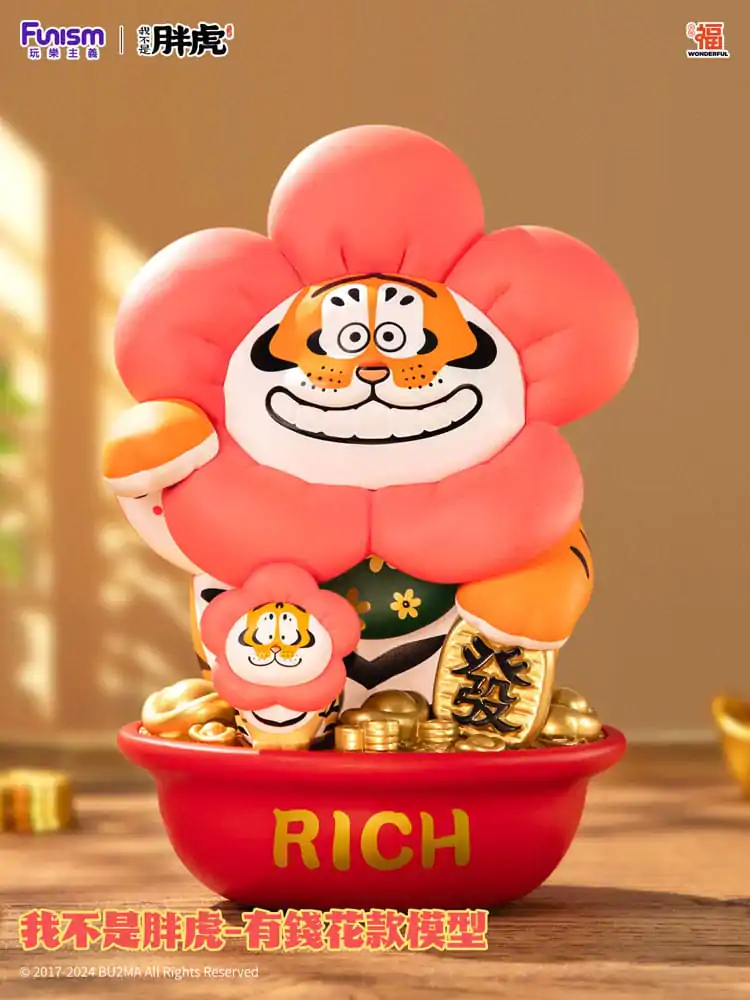 I Am Not Fat Tiger 1/7 Alexander the Tiger Rich Flower szobor figura 20 cm termékfotó
