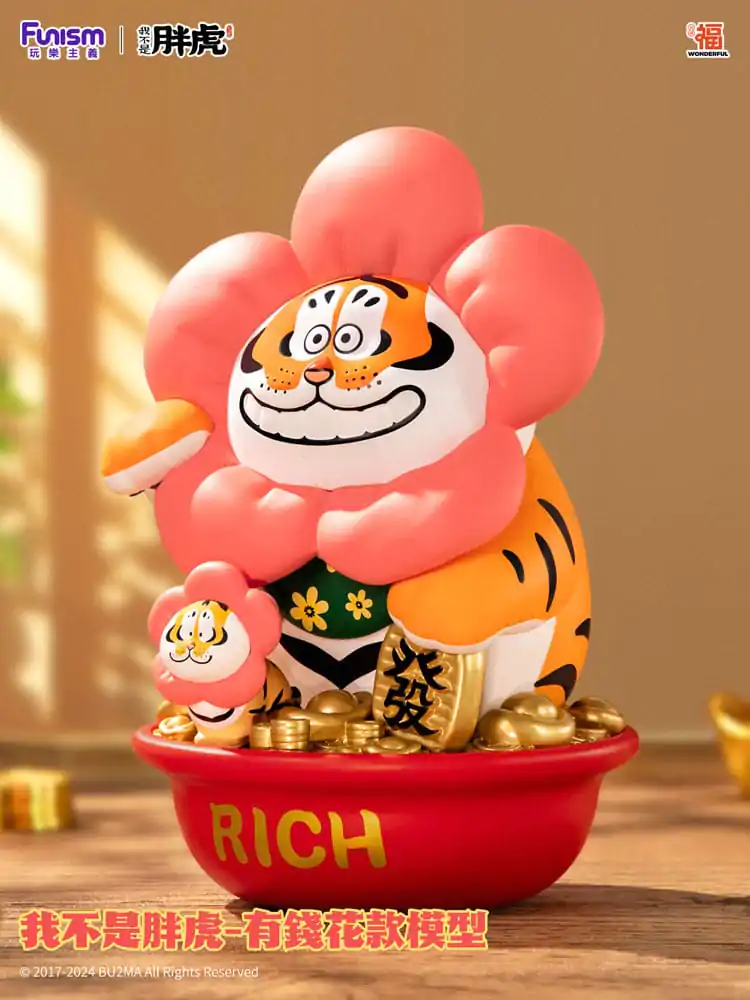 I Am Not Fat Tiger 1/7 Alexander the Tiger Rich Flower szobor figura 20 cm termékfotó