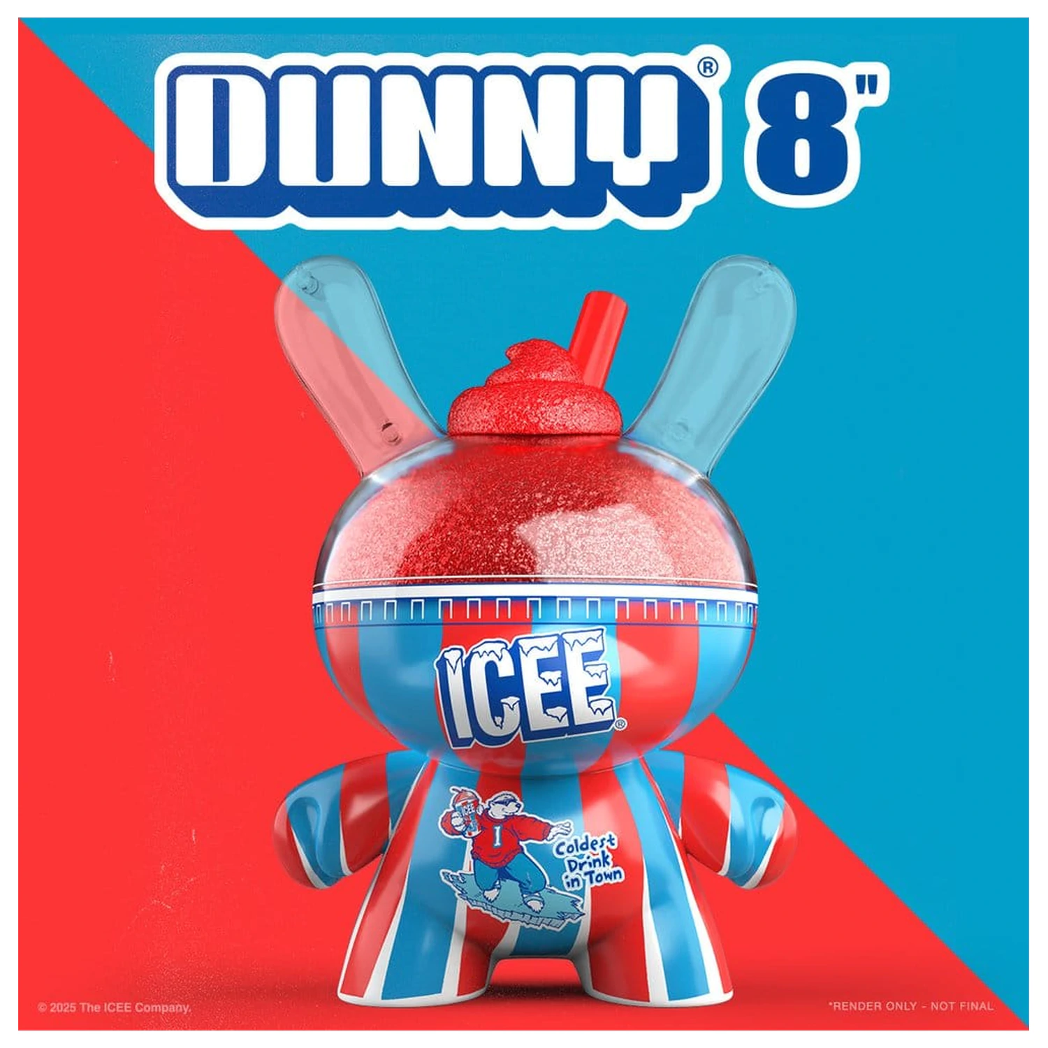 Icee Dunny Art figura Cherry Icee 20 cm termékfotó