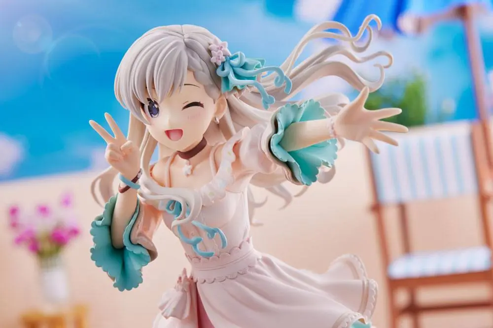 Idolmaster Cinderella Girls 1/7 Hisakwa Hayate O-Ku-Ri-Mo-No Sunday! PVC szobor figura 21 cm termékfotó