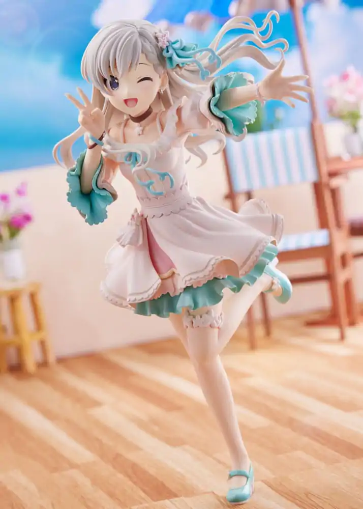 Idolmaster Cinderella Girls PVC szobor figura 1/7 Hayate HIsakawa [O-Ku-Ri-Mo-No Sunday!]+ 21 cm   termékfotó