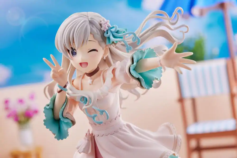 Idolmaster Cinderella Girls PVC szobor figura 1/7 Hayate HIsakawa [O-Ku-Ri-Mo-No Sunday!]+ 21 cm   termékfotó