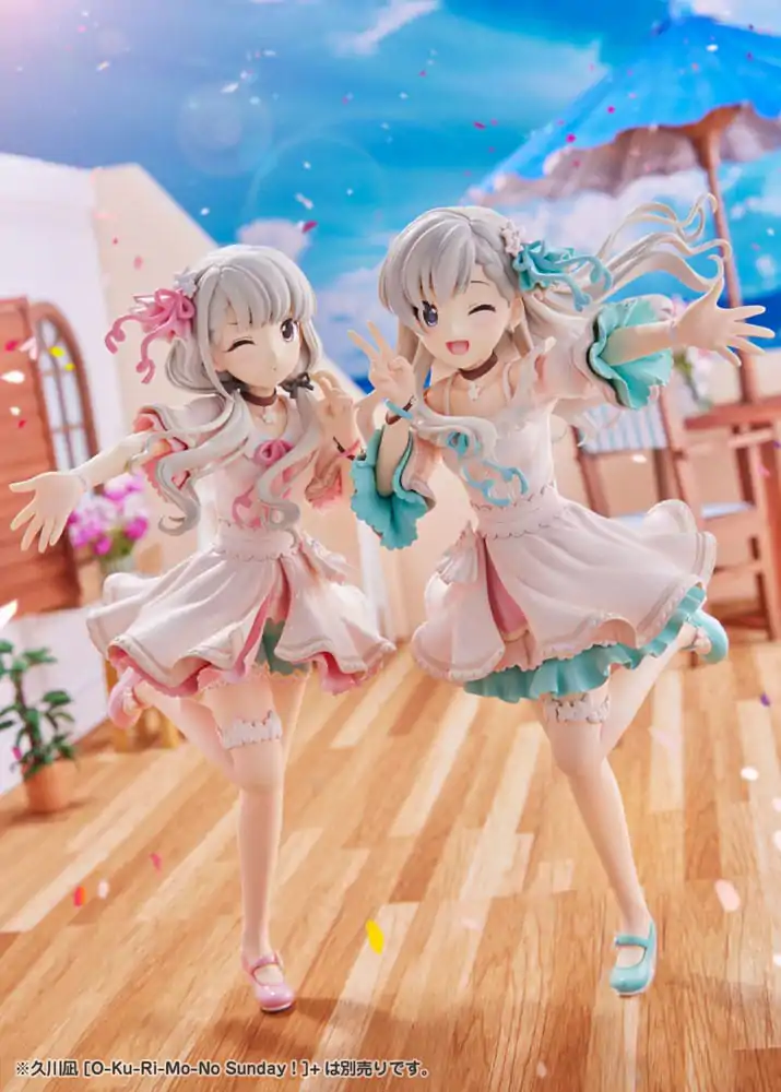 Idolmaster Cinderella Girls PVC szobor figura 1/7 Hayate HIsakawa [O-Ku-Ri-Mo-No Sunday!]+ 21 cm   termékfotó
