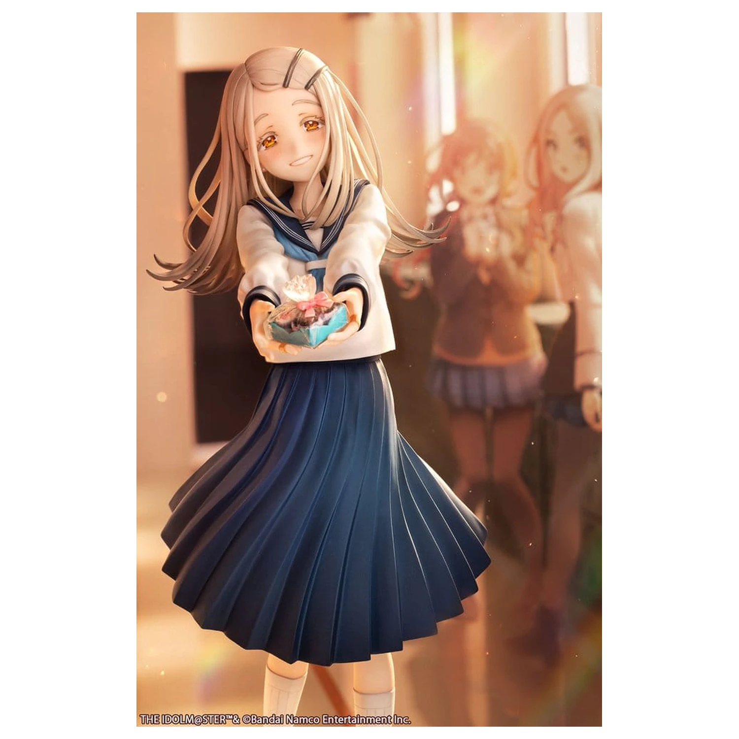 Idolmaster Gakuen 1/7 Hiro Shinosawa Happy Millefeuille Bonus Ver. PVC szobor figura 25 cm  termékfotó