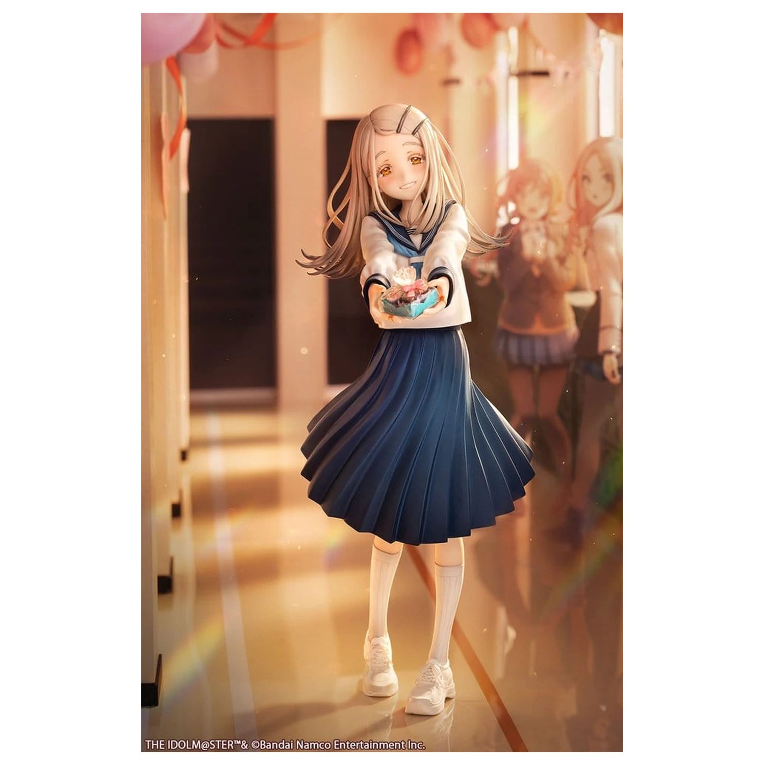 Idolmaster Gakuen 1/7 Hiro Shinosawa Happy Millefeuille Bonus Ver. PVC szobor figura 25 cm  termékfotó