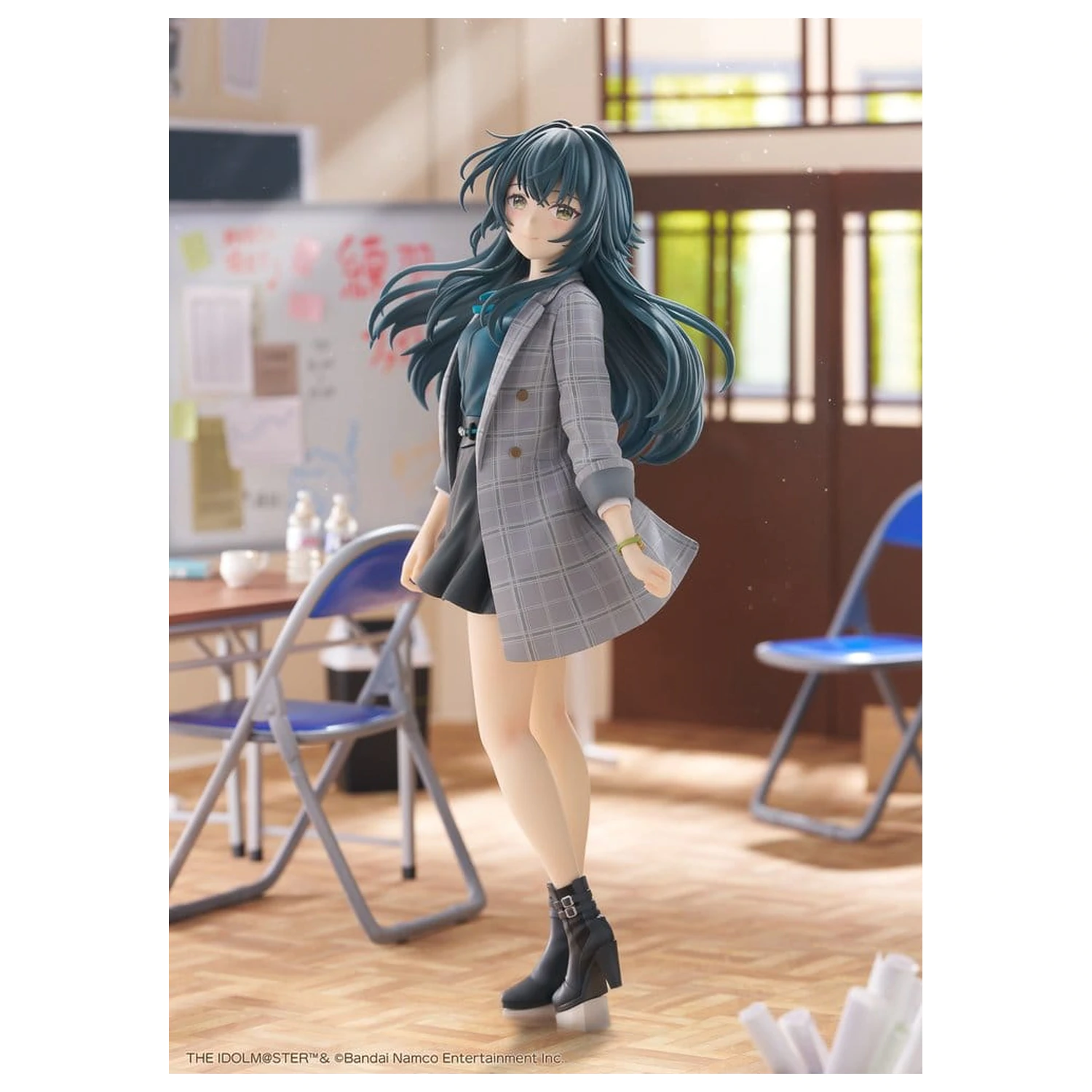 Idolmaster Gakuen 1/7 Temari Tsukimura PVC szobor figura 23 cm    termékfotó