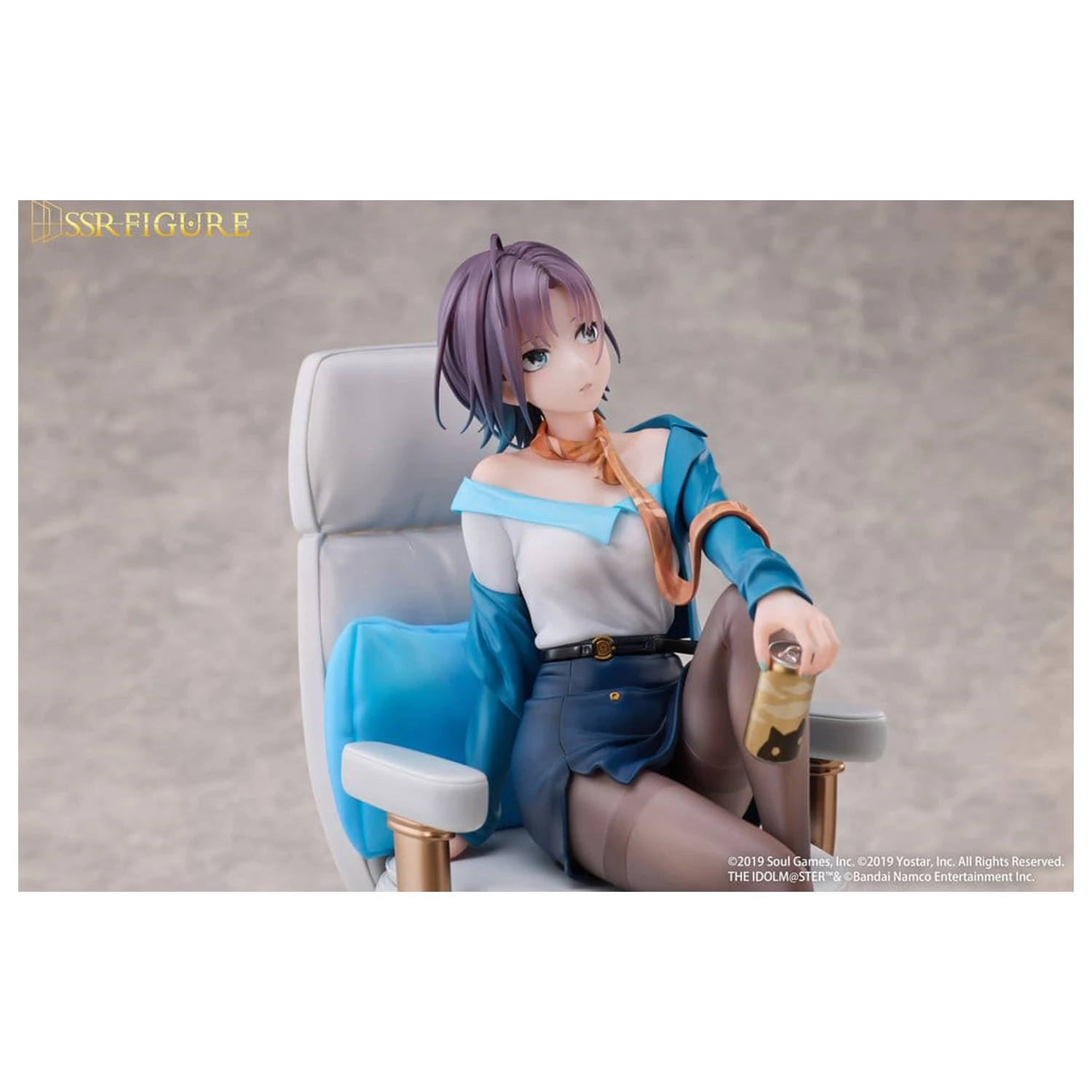 Idolmaster Shiny Colors x Mahjong Soul SSR 1/7 Asakura Tooru Leisurely Grace Ver. PVC szobor figura 21 cm   termékfotó