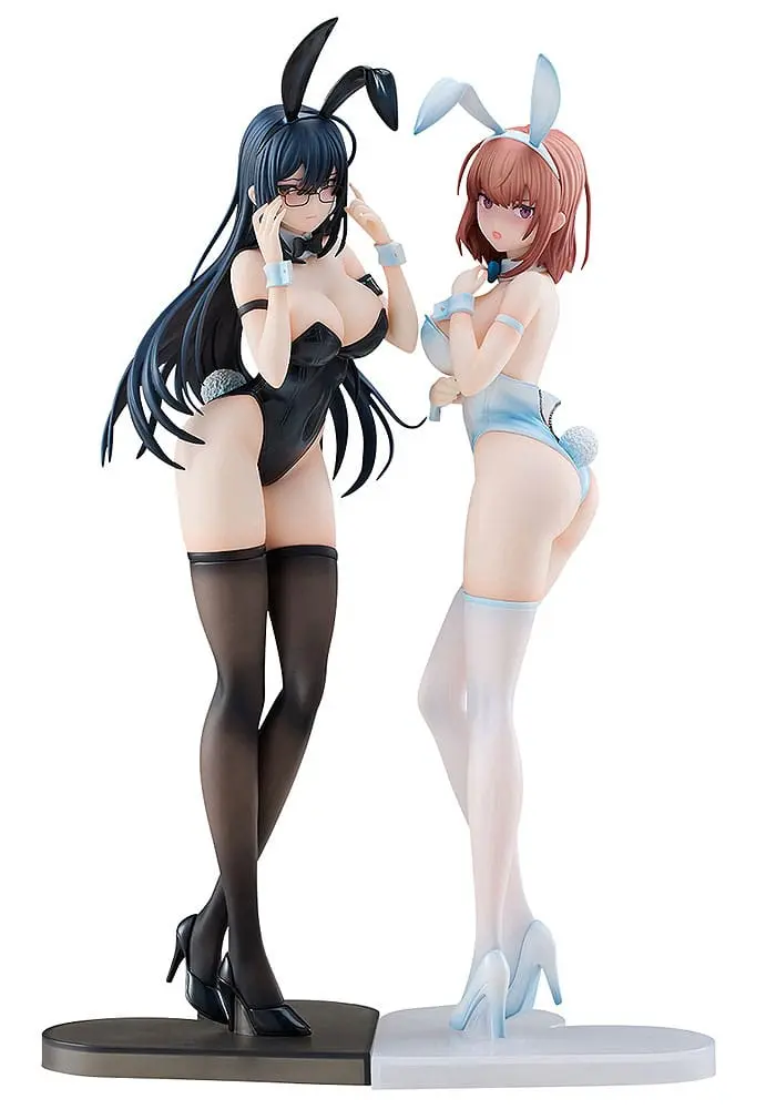 Ikomochi Original Character 1/6 Black Bunny Aoi &amp; White Bunny Natsume (re-run) szobor figurák 30 - 31 cm termékfotó