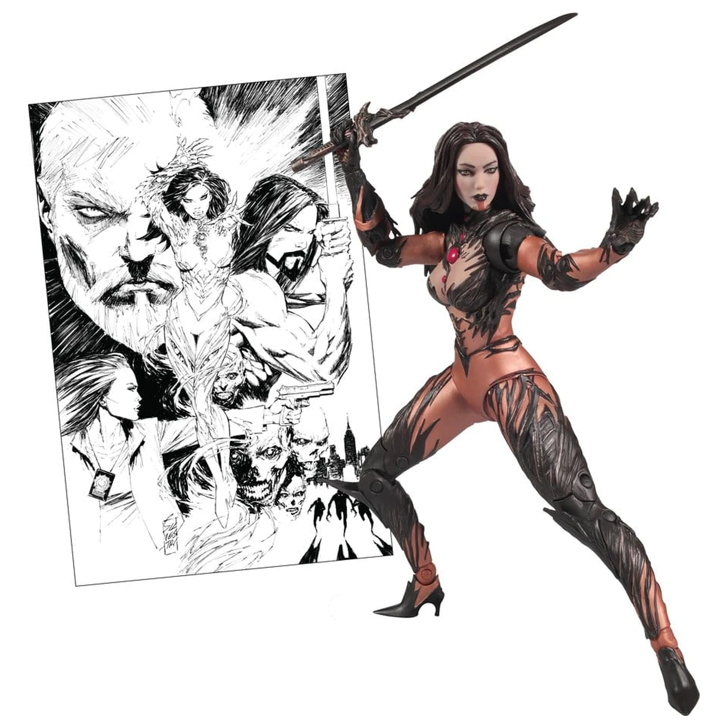 Image Comics McFarlane Elite Edition Deluxe Sara Pezzini (Witchblade) akciófigura  18 cm termékfotó