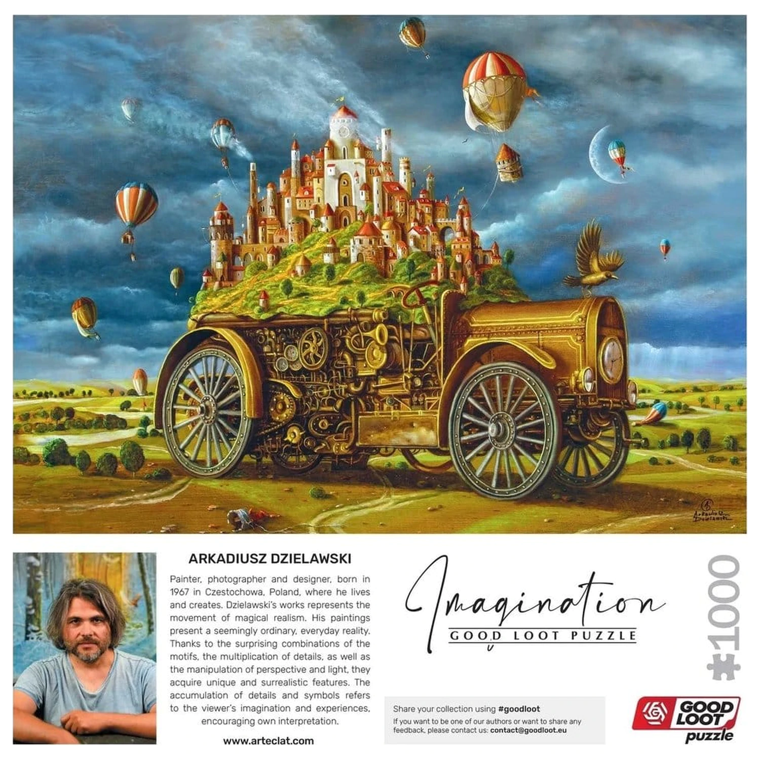 Imagination Series puzzle Arkadiusz Dzielawski Wielka przeprowadzka (1000 darab)  termékfotó