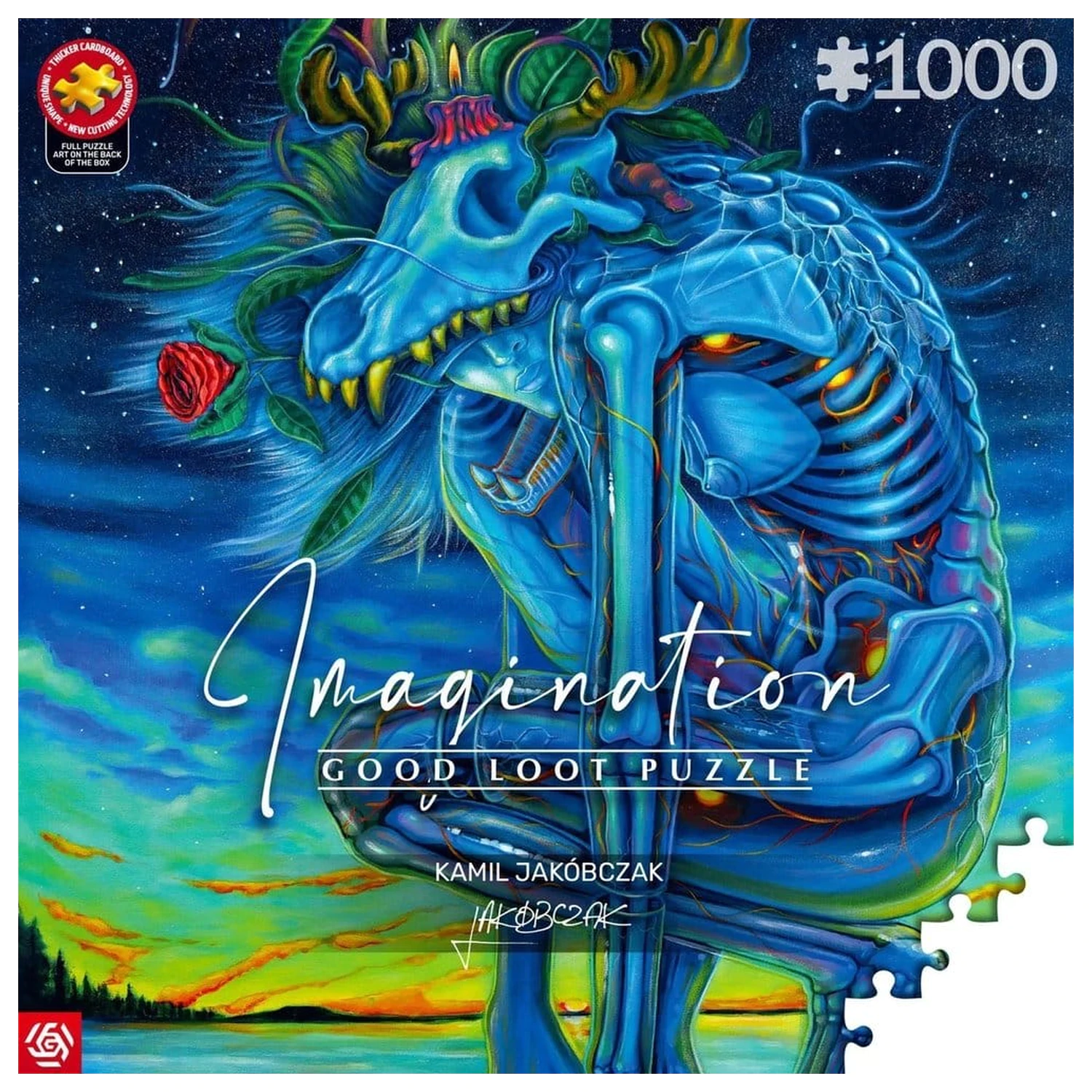 Imagination Series puzzle Kamil Jakóbczak Bialy Wilk (1000 darab)  termékfotó