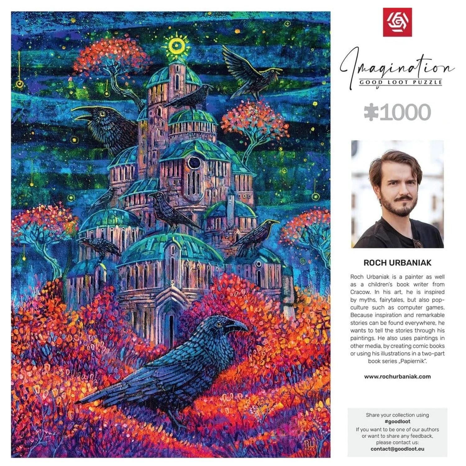 Imagination Series puzzle Roch Urbaniak Twierdza Pani Kruków (1000 darab)  termékfotó