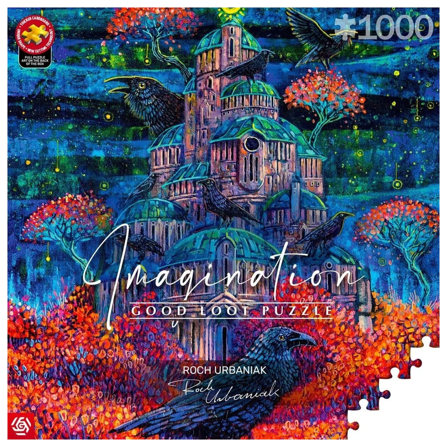 Imagination Series puzzle Roch Urbaniak Twierdza Pani Kruków (1000 darab)  termékfotó