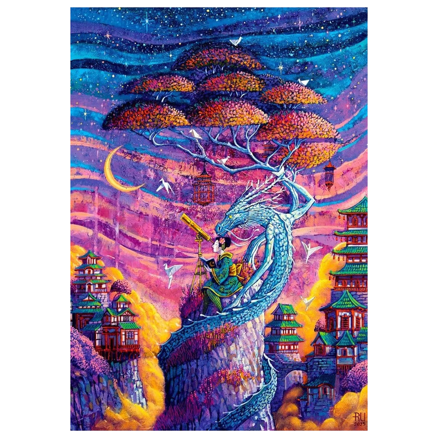 Imagination Series Puzzle Roch Urbaniak Sakura i Ryu (1000 darab) termékfotó