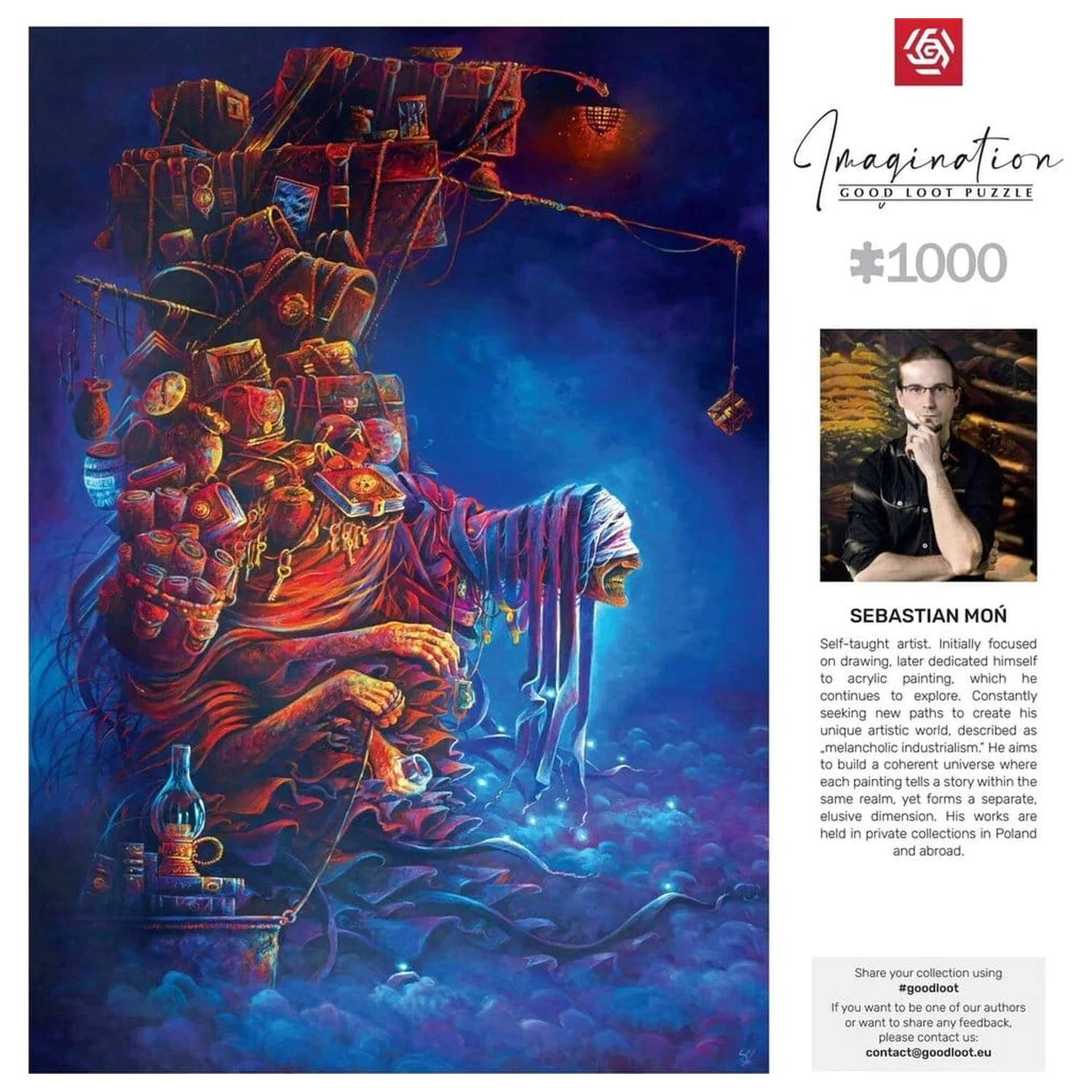 Imagination Series puzzle Sebastian Mon Ciezar doswiadczen (1000 darab)  termékfotó