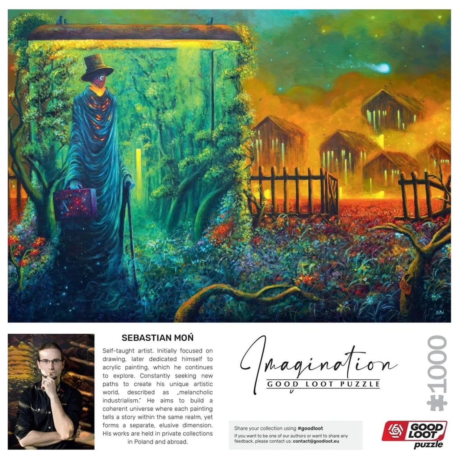 Imagination Series puzzle Sebastian Mon Stationary Traveller II (1000 darab)  termékfotó