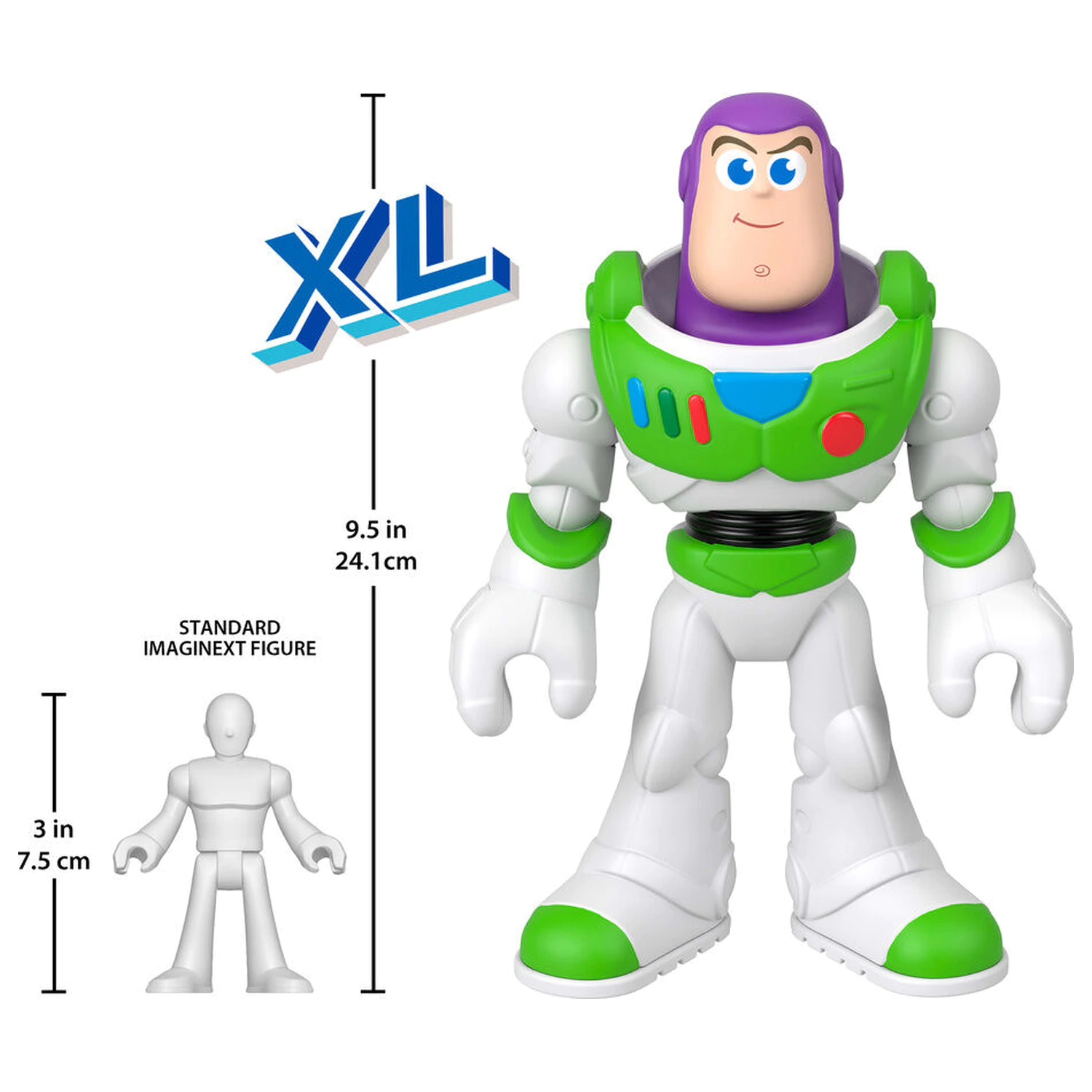 Imaginext Disney Pixar Toy Story Buzz Lightyear XL figura 22cm termékfotó