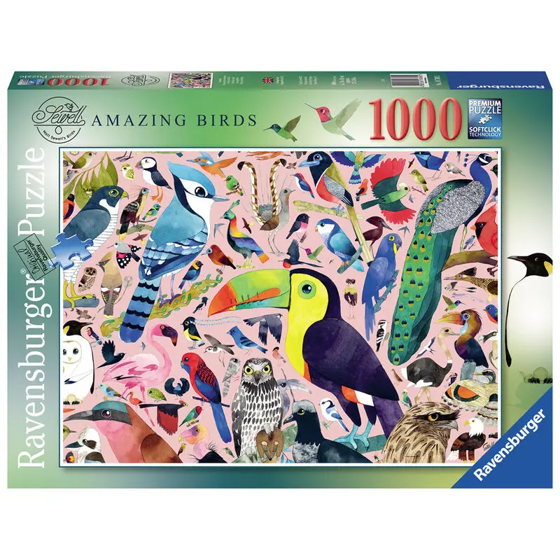 Incredible birds puzzle 1000db-os termékfotó