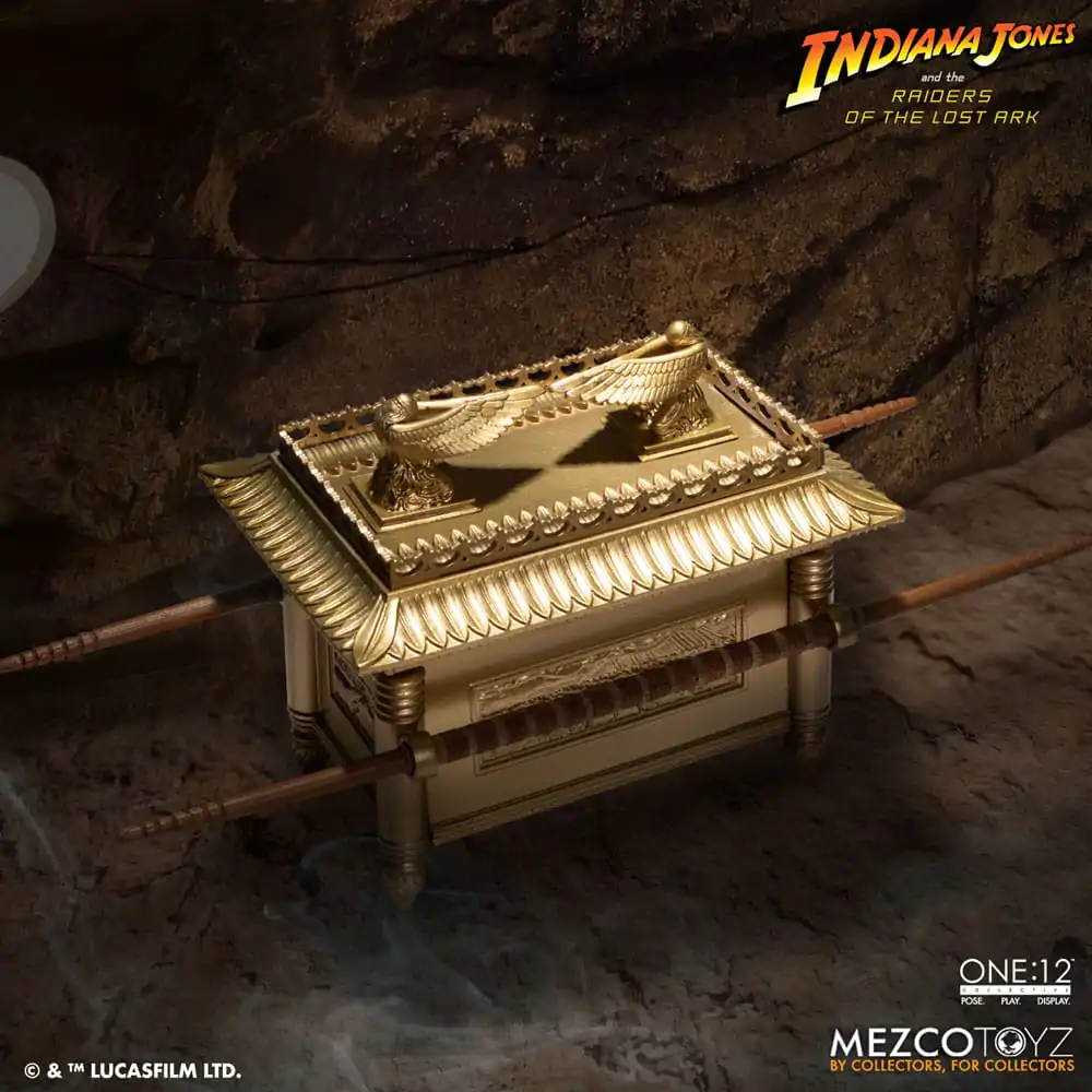 Indiana Jones 1/12 Major Toht and Ark of the Covenant Deluxe Boxed akciófigura csomag 16 cm termékfotó